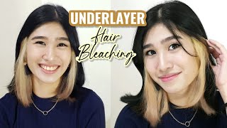 Bleaching Underlayer Hair At Home [upl. by Anitram713]