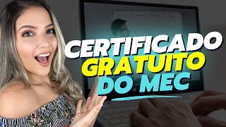 2 MELHORES SITES de CURSOS ONLINE GRATUITOS com CERTIFICADO RECONHECIDO PELO MEC  Mari Rel [upl. by Dnalkrik938]