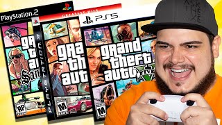 Jogando TODOS os GTA em 1 único vídeo [upl. by Deena29]