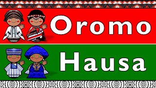 AFROASIATIC OROMO amp HAUSA [upl. by Leonie492]