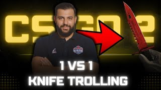 1 VS 1 CS GO2 TROLL 😂 [upl. by Arnst]