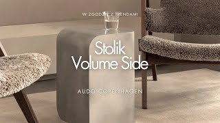 Stolik jak bryła stali  Audo Volume Side Table [upl. by Walden]