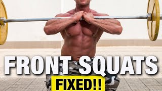 Front Squats Mobility Problems FIXED [upl. by Adall]