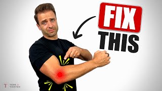 STOP Elbow Pain How To Fix Tennis Elbow Lateral Epicondylitis [upl. by Pineda]