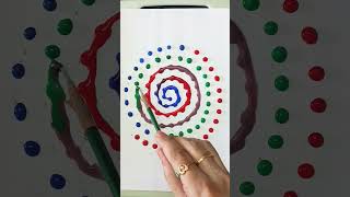 Water Color Mixing Drop satisfying relaxing colormixing shorts [upl. by Mossman198]