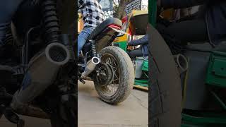 Yezdi Scrambler Exhaust Modified  Exhaust Modified  Scrambler Exhaust Modification  Yezdi [upl. by Ilrak]