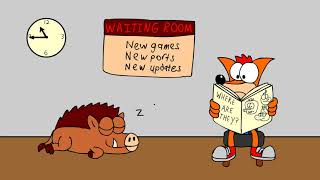 What time is it Crash Crash Bandicoot Fan Animated Loop [upl. by Obel]