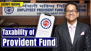 46 Taxability of Payment from Provident Fund  Tax on EPF Interest [upl. by Olwen]