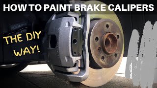 How To Paint Brake Calipers Easy and Fast [upl. by Ahsitel]