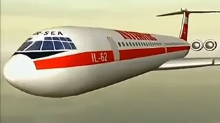 Interflug Flight 450  Crash Animation [upl. by Llorrac]