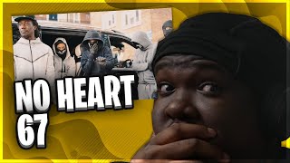 67 DopeSmoke X Brucka  No Heart Music Video  Pressplay REACTION [upl. by Onailimixam468]