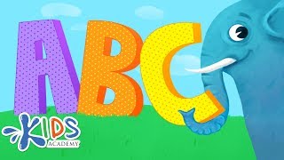 ABC Letters for Kids  Full English Alphabet for Preschool amp Kindergarten  Kids Academy [upl. by Jerrylee]