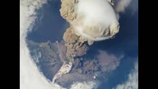 NASA  Sarychev Volcano Eruption from the International Space Station [upl. by Annam]