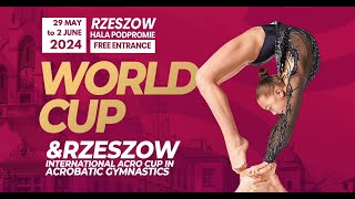 Rzeszów International Acro Cup 2024 amp FIG ACRO World Cup 2024  Introduction [upl. by Imef645]