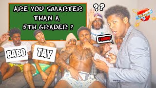 ARE YOU SMARTER THAN A 5TH GRADER  Ft 99NATION [upl. by Tennek]