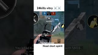 TDM 24 kill vitry PUBG mobile lite gaming short🔥☠️🤡 [upl. by Eniagrom629]