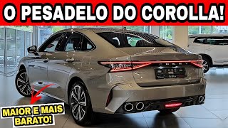 NÃO COMPRE COROLLA NOVO CHERY ARRIZO 8 É MAIS BARATO E MUITO MAIS TOP [upl. by Airetnuhs]