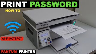 How To Find Password Of Any Pantum Printer [upl. by Ishmul]