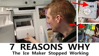 Ice Maker Stopped Working  No Water [upl. by Lenod]