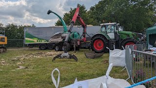 FORESTRY WORK AT THE ESSEX YOUNG FARMERS SHOW 2024 [upl. by Reinald]