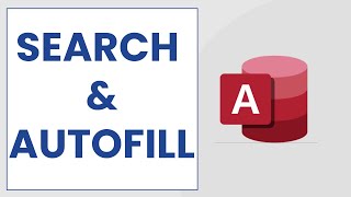 Search amp Autofill  Microsoft Access Tips [upl. by Dahsraf901]