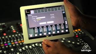 How to use the BEHRINGER X32 remote app for iPad  XiCONTROL [upl. by Semadar]