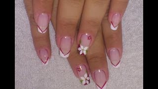 uñas decoradas con esmalte [upl. by Russom]