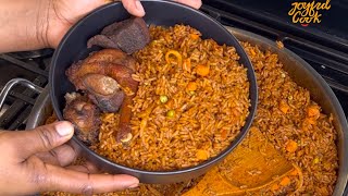 How to cook Jollof Rice like a pro  I guarantee you’ll get Perfect result every time Nigerian food [upl. by Dyane]