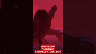 Demon Finn Balor Entrance at WWE 2K24 wwe wrestling wwe2k24 WWE EDIT viralvideo viral whatsapp [upl. by Airlia707]