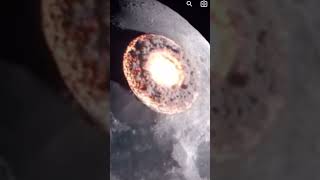 Asteroid Hit the moon ￼ live NASA footageMoonImpact ￼ [upl. by Annor162]