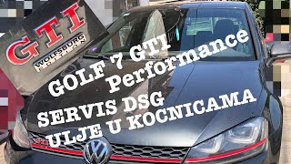 GOLF 7 GTI Performance DSG SERVICESERVIS KOCIONOG ULJA [upl. by Ultan805]