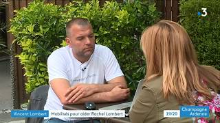 Vincent Lambert  appel aux dons pour aider sa femme ses parents soutenus par la fondation Lejeune [upl. by Sadie602]