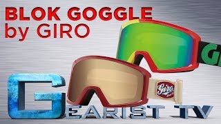 GIRO BLOK SNOW GOGGLE REVIEW  Gearistcom [upl. by Pearman]