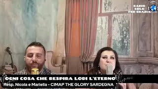 20210303  quotAdoriamo Insiemequot live con Nicola amp Mariella Cimap The Glory Sardegna [upl. by Adnerol]