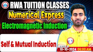 Class 12 Physics Electromagnetic Induction  Self amp Mutual Induction  12th Physics Numerical [upl. by Mylan]