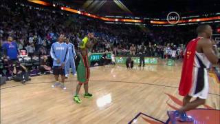 HDNBA 09 Dunk ContestNate Robinson Dunks Over Dwight Howard [upl. by Lelah]