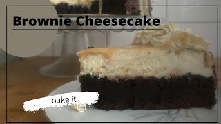 The BEST Brownie Cheesecake Recipe  bake it [upl. by Erasmus779]