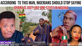 ACCORDING TO THIS MAN NIGERIANS SHOULD STOP SAYING GHANA IS JUST LIKE ONE STATE IN 🇳🇬kofikhaveli [upl. by Akkeber811]