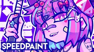 Speedpaint DR0WN IN COLOR [upl. by Etteve]