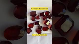 Beautiful Hessonites 💎 Gomed  Certified ✅️ blrgemstones [upl. by Arrekahs214]