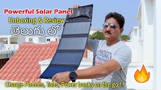 Powerful Solar Panel Unboxing amp Review in Telugu [upl. by Auerbach]