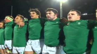 All Blacks vs Ireland 2010 Irish Anthemflv [upl. by Romelda]