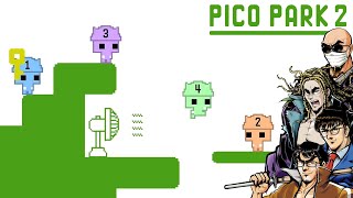 【4人】かわいい協力ゲームでも仲良く進むとは限らない【PICO PARK 2】＃１ [upl. by Eadrahc995]