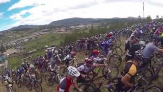 Leadville Silver Rush 50 MTB Start 2013 [upl. by Jarlen]