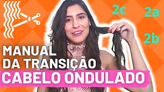 Manual da transição capilar CABELO ONDULADO 2a  2b  2c  COMO FAZER [upl. by Illyes166]