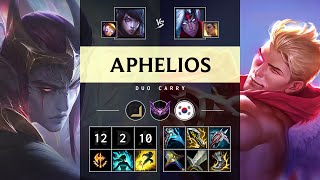 Aphelios ADC vs Varus Triple Kill Godlike  KR Master Patch 1419 [upl. by Livesay171]