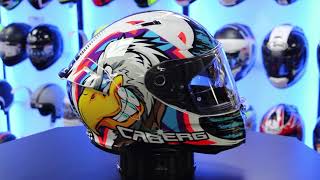 Caberg Avalon Hawk Motorcycle Helmet [upl. by Tamberg741]