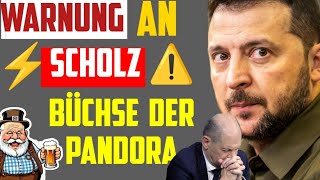 💥EIL💥 SELENSKYJ WARNT SCHOLZ⚠️ wegen PUTIN Telefonat⚡🔥 [upl. by Llehsyt]