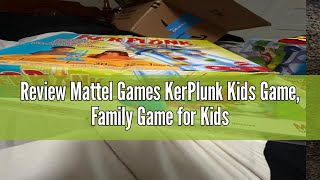 Review Mattel Games KerPlunk Kids Game Family Game for Kids amp Adults with Simple Rules Dont Let t [upl. by Olnek415]