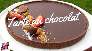 🍫RECETTE TARTE AU CHOCOLAT FACILE  LINSTANT CARAMEL [upl. by Aihsik]